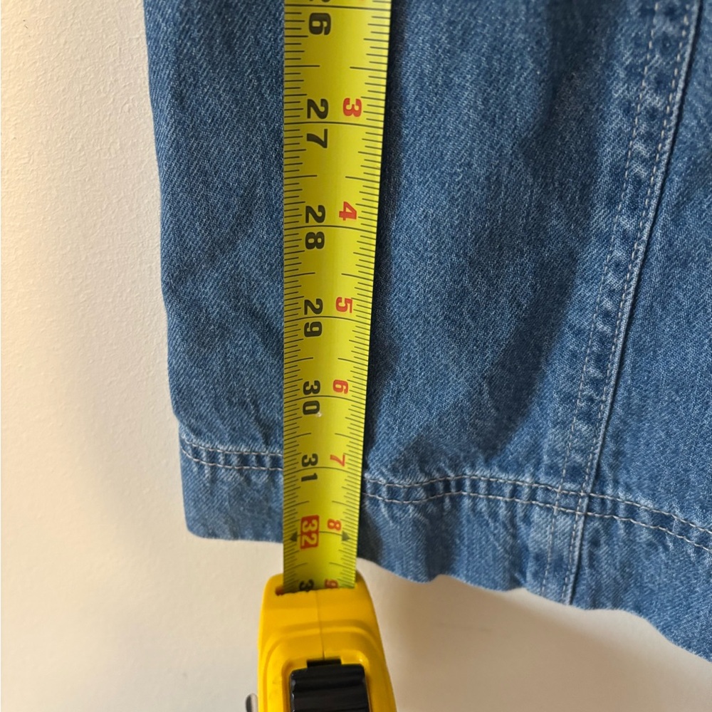 Madewell Maisie Mini Dress Square-Neck Denim Fennwood Wash Size 2 - Picture 12 of 12